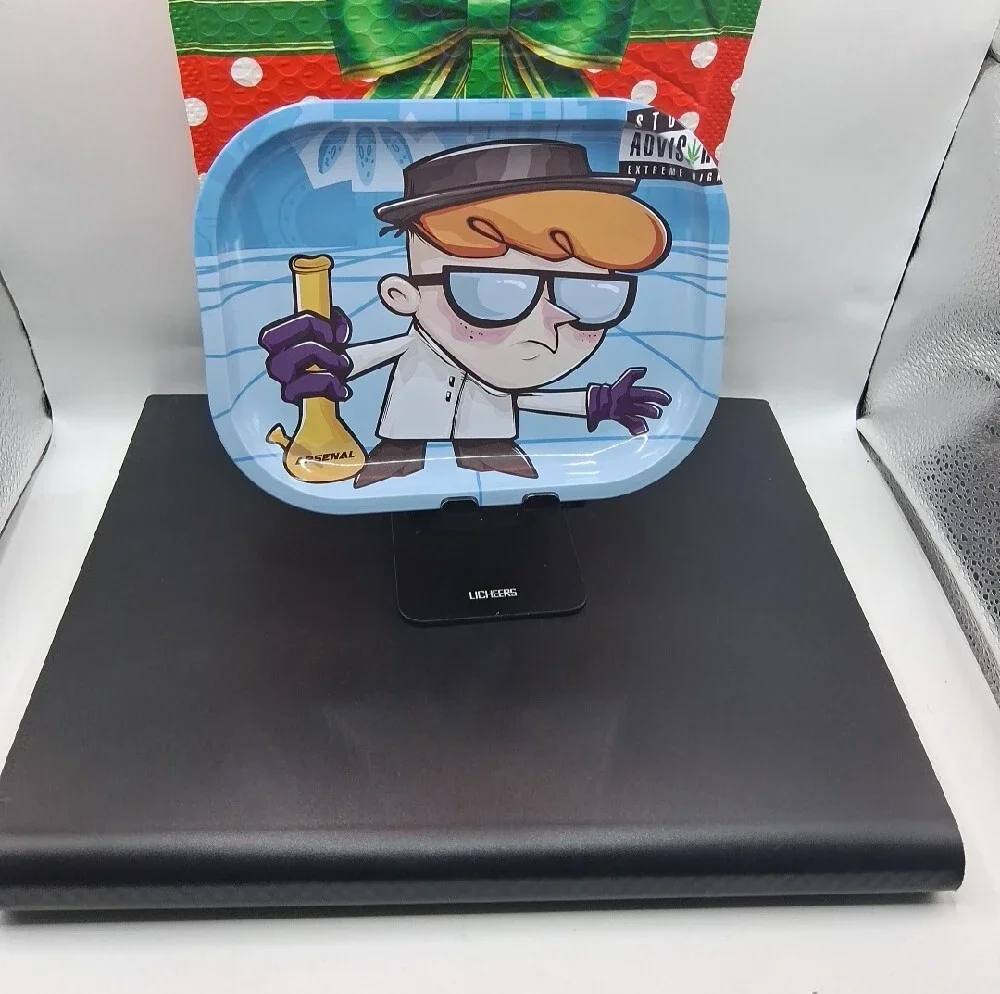 Blue Cartoon Scientist Party Tray - Home Party Supplies 7x5